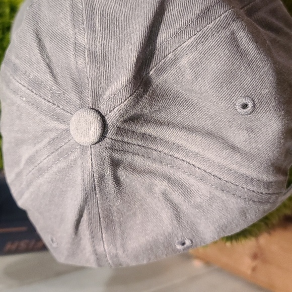 WTF fishing hat ball cap "Where's The Fish" NWT adjustable buckle strap - Picture 5 of 7